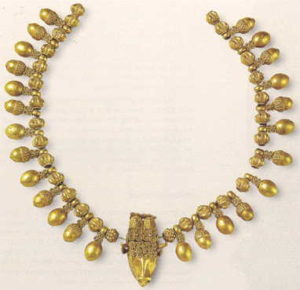 WOMEN IN THE BIBLE: GOLD NECKLACE