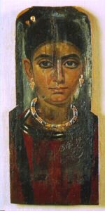 Coffin portrait from Fayum, Egypt, 3rd century AD