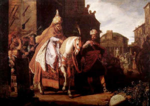 mordecai triumph of Pieter Lastman 1624.jpg (100112 bytes)