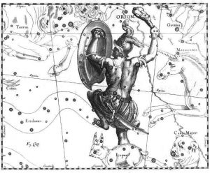 Above: some of the constellations, as the Greeks saw them