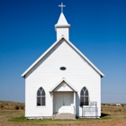 Small white church